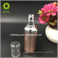 30ml High quality rose gold acrylic airless pump bottle round shape bottle